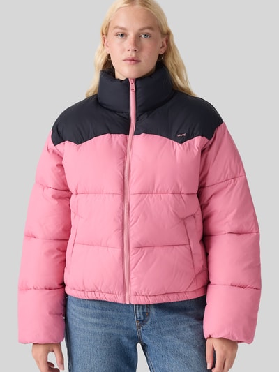 Levi's® Kurtka pikowana z detalem z logo Różowy 1