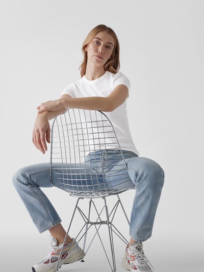 Jacquemus T-Shirt mit Label-Stitching Weiß 6