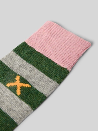 Unio Socken mit Kaschmir-Anteil Gruen 2