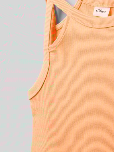 s.Oliver RED LABEL Slim Fit Tank Top mit Cut Outs Apricot 2