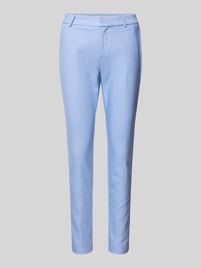 MOS MOSH Slim fit stoffen broek met steekzakken, model 'Abbey Night' Oceaanblauw - 2