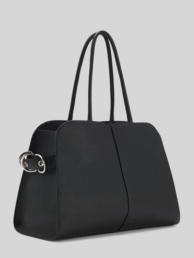 BOSS Shopper aus echtem Leder mit Logo-Prägung Modell 'CLARICE TOTE' Black 3