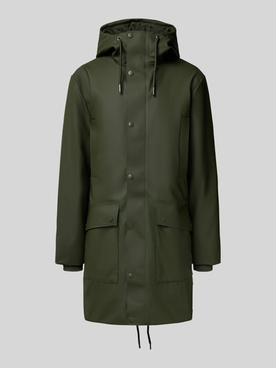 RAINS Funktionsjacke mit Kapuze Oliv 2