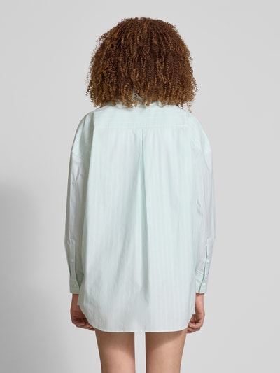 Calvin Klein Jeans Oversized blouse met labelpatch Mintgroen - 5