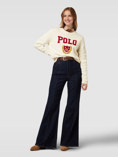 Polo Ralph Lauren Sweter z dzianiny z okrągłym dekoltem Écru 1