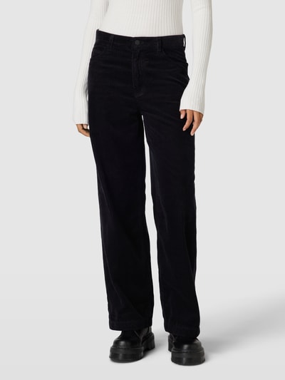 Marc O'Polo Denim Hose in Cord-Optik Black 4