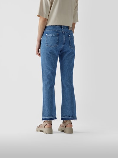 RED Valentino Flared Fit Jeans im cropped Design Jeansblau 5