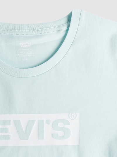 Levi's® T-Shirt mit Logo Hellblau 2