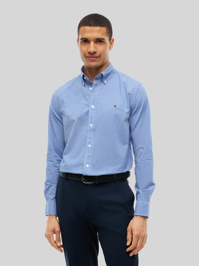 Tommy Hilfiger Regular Fit Freizeithemd mit Logo-Stitching Blau 4