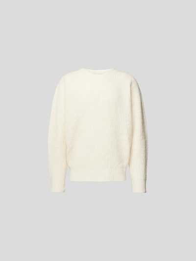 Lardini Pullover in Strick-Optik Offwhite 2