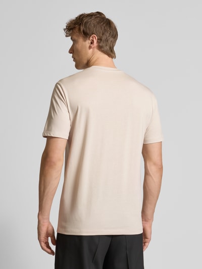 ARMANI EXCHANGE T-shirt o kroju regular fit z czystej bawełny z nadrukiem z logo Złamany biały 5