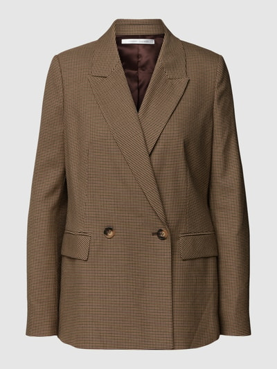 Joseph Janard Blazer met pied-de-poule-motief Camel - 2