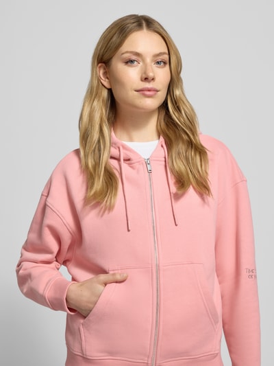 Smith and Soul Oversized Sweatjacke mit Kapuze Pink 3