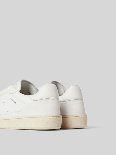 Copenhagen Sneaker aus echtem Leder Weiss 3