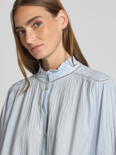 Bash Bluse mit Stehkragen Modell 'TABBIE' Hellblau 3