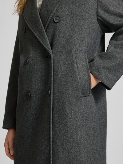 Only Regular Fit Trenchcoat mit steigendem Reverskragen Modell 'BLAKE LIFE' Anthrazit Melange 3