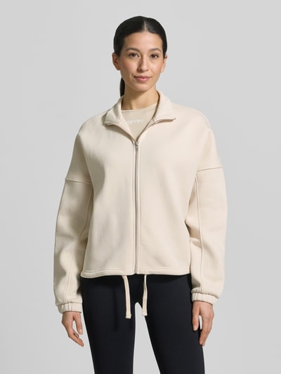aim'n Sweatjacke mit Stehkragen und Reißverschluss Sand 4