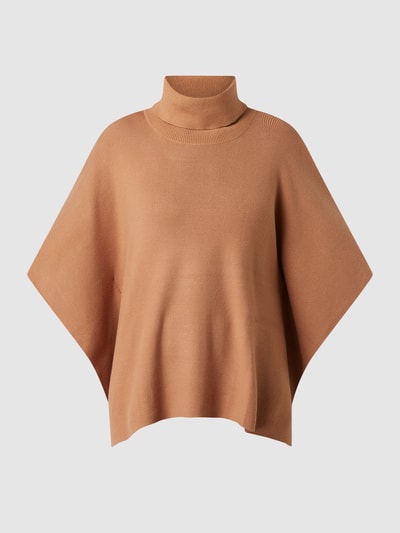 comma Poncho aus Viskosemischung Camel 2