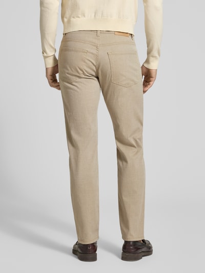 BOSS Spodnie o kroju regular fit z Mieszanka bawełny Model 'H-RE.MAINE5' Beżowy 5