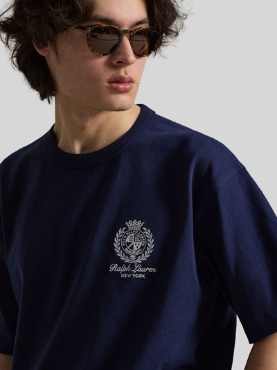 Polo Ralph Lauren relaxed fit T-shirt van puur katoen Marineblauw - 3