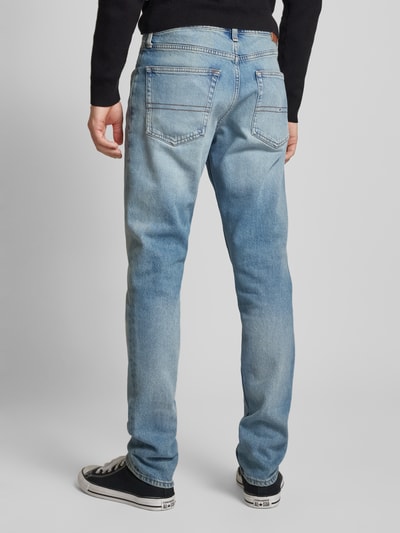 Tommy Jeans Slim Fit Jeans mit Label-Patch Modell 'SCANTON' Hellblau 5