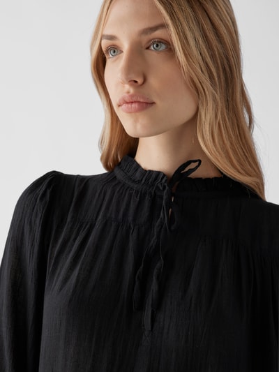 Honorine Midikleid mit V-Ausschnitt Schwarz 3