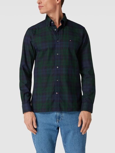 Tommy Hilfiger Freizeithemd mit Karomuster Modell 'OXFORD BLACKWATCH' Marine 4