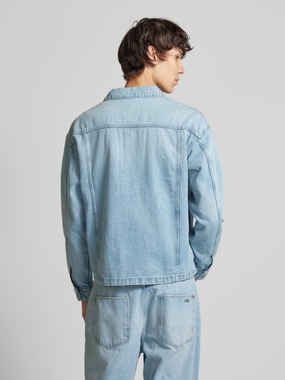 Jack & Jones Jeansjack met knoopsluiting, model 'CHASE' Lichtblauw - 5