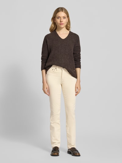 Lauren Ralph Lauren Spodnie sztruksowe z 5 kieszeniami Écru 1