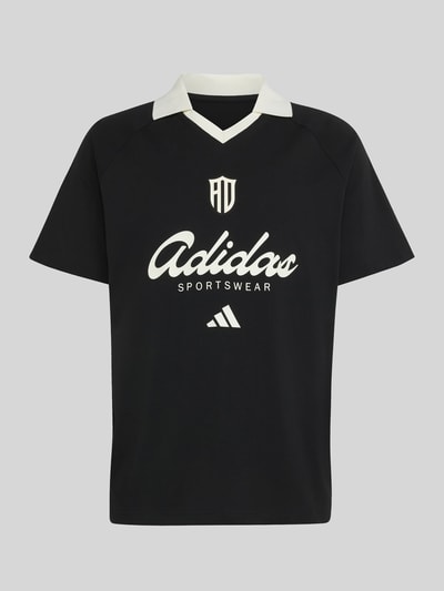 adidas Sportswear Relaxed Fit Poloshirt aus reiner Baumwolle Black 2