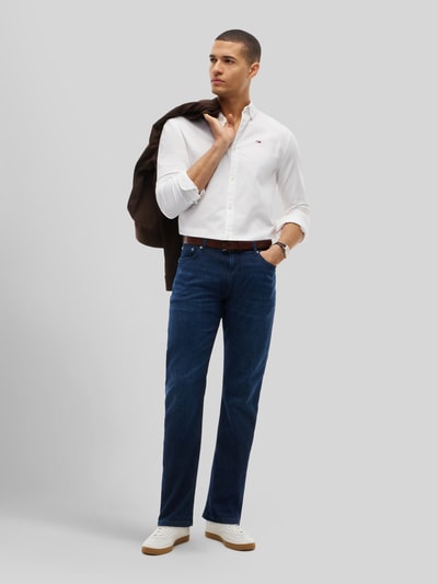 Tommy Hilfiger Regular fit jeans met dark-wash-look Jeansblauw - 1