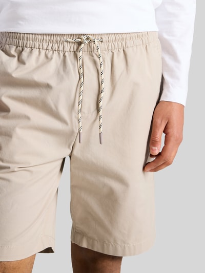 Tom Tailor Denim Regular Fit Sweatshorts aus reiner Baumwolle Beige 3
