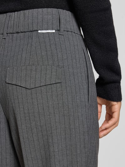 Marc O'Polo Denim Tapered cargobroek met viscose Antraciet - 3