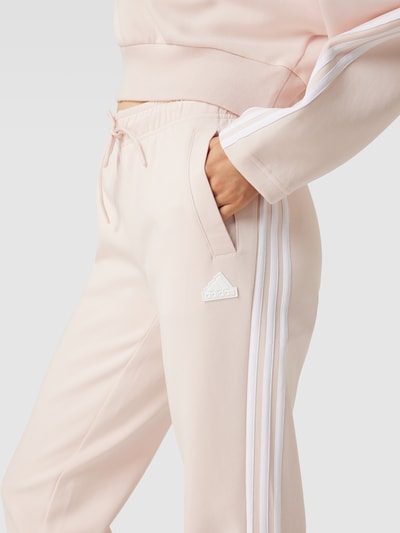 ADIDAS SPORTSWEAR Sweatpants mit Label-Detail Beige Melange 3