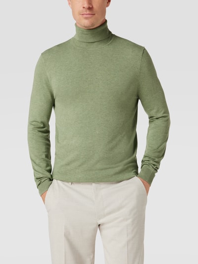 MCNEAL Longsleeve mit geripptem Rollkragen Mint Melange 4