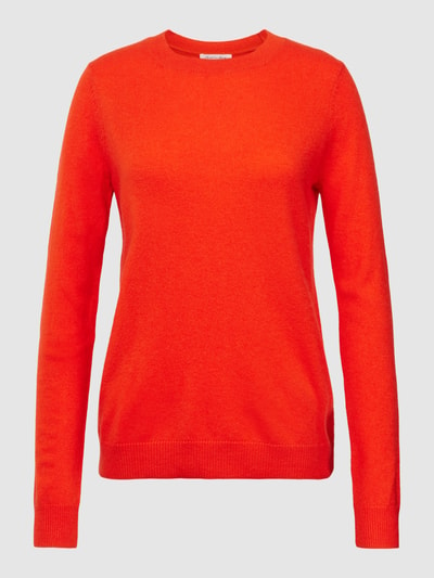 Christian Berg Woman Kaschmirpullover in melierter Optik Orange 2