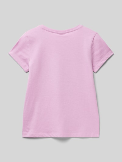 s.Oliver RED LABEL T-Shirt mit Motiv-Print Pink 3