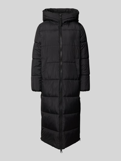 Jake*s Casual Gewatteerde jas met capuchon Zwart - 2