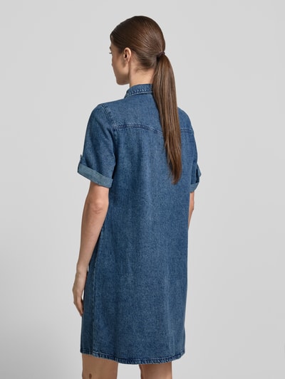 VERO MODA Tailliertes Jeanskleid aus Baumwoll-Mix Jeansblau 5