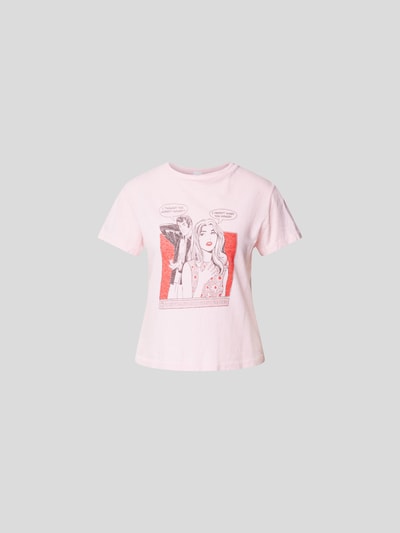 RE/DONE T-Shirt mit Motiv-Print Pink 2