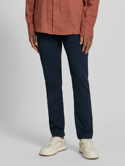 Pierre Cardin Tapered Fit Hose mit Eingrifftaschen Modell 'Lyon' Marine 4