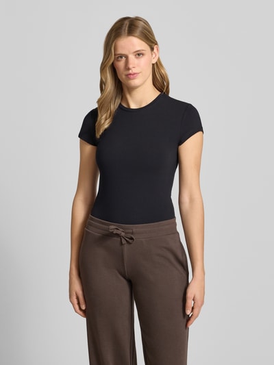 REVIEW T-Shirt mit Rundhalsausschnitt Black 4