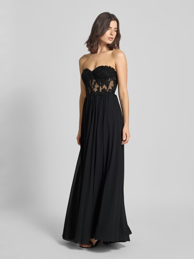 Mascara Avondjurk met hartvormige hals  - 1