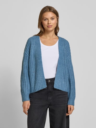 Zero Strickjacke aus Grobstrick Hellblau 4