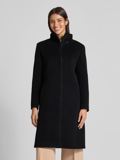 ICONS Cinzia Rocca Mantel mit Kaschmir-Anteil Black 4