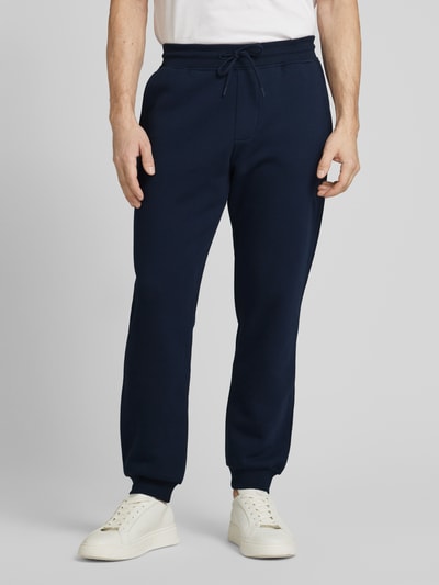 MCNEAL Sweatpants mit gerippten Abschlüssen Dunkelblau 4