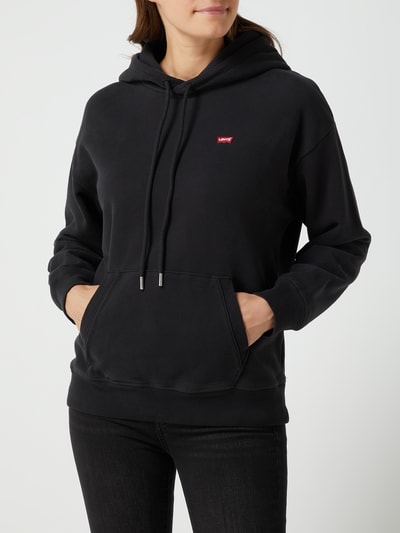 Levi's® Hoodie met geborduurd logo Zwart - 4