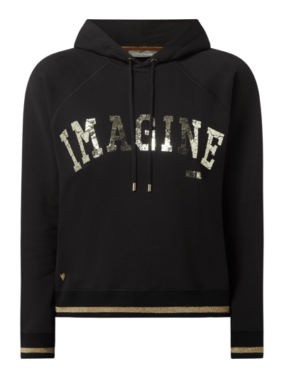 MOS MOSH Hoodie aus Baumwolle Modell 'Kash' Black 2