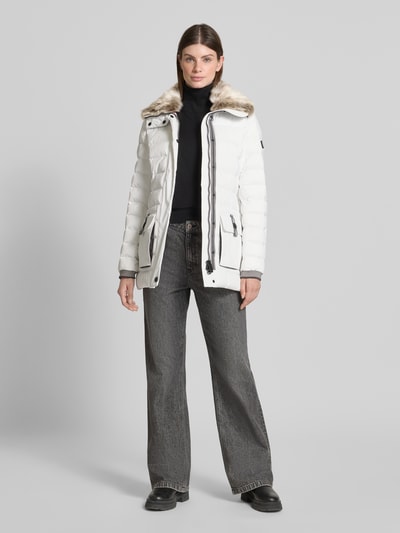 Wellensteyn Steppjacke mit Kunstfellkragen Modell 'Abendstern' Offwhite 1