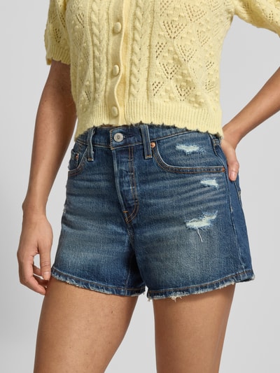 Levi's® 300 Szorty jeansowe o kroju regular fit z mieszanki bawełny Granatowy 3